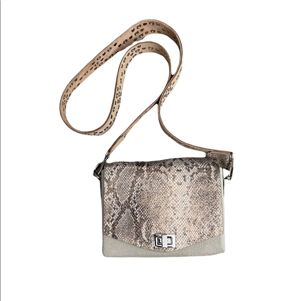 Free People snake print bag